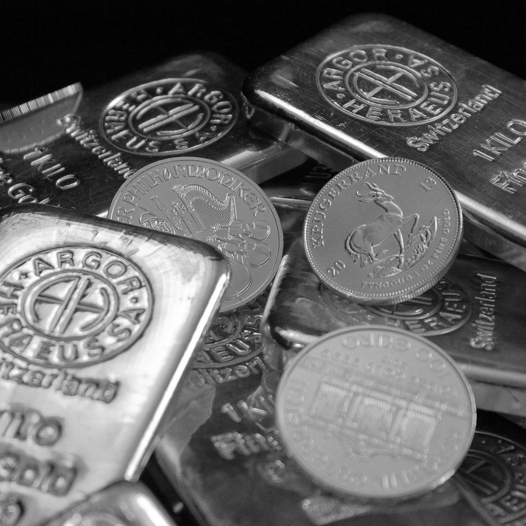 Gold bars and precious metals